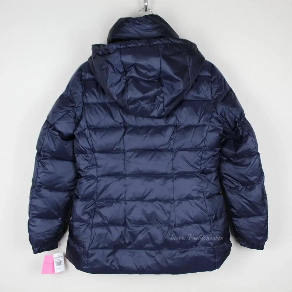 NWT Kate Spade Fitted Hooded Winter Down Coat, XL